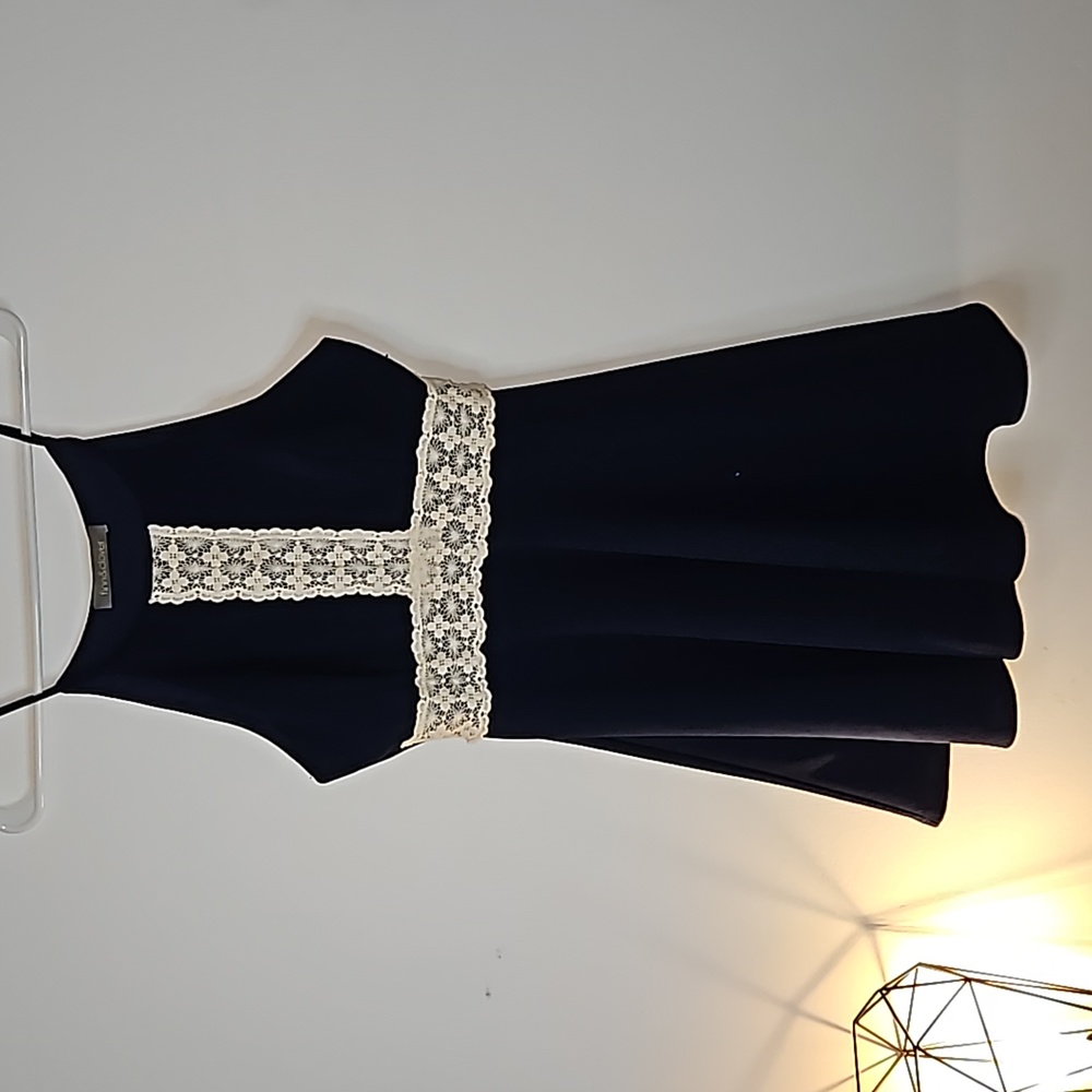 Finn & Clover Blue and White Dress Size Small